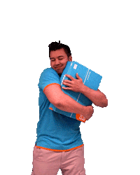 pakketje hug Sticker by Coolblue
