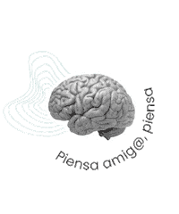 Thinking Piensa Sticker