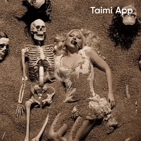 Lady Gaga Skeleton GIF by Taimi