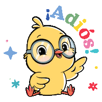 ciao goodbye Sticker by Canticos World