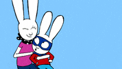 Lapin Je Taime GIF by Simon Super Rabbit