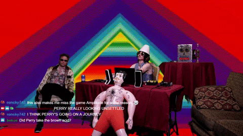 giphygifmaker comedy trippy twitch livestream GIF