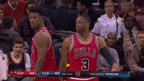 High Five Chicago Bulls GIF by NBA