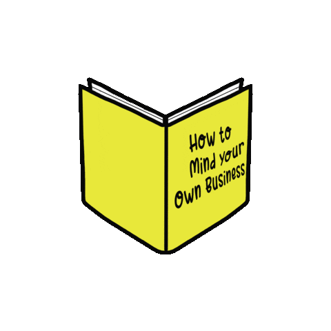 illumiinaani book vibrant mind your business illuminaani Sticker