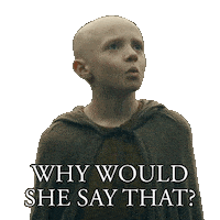Confused Fortune Teller Sticker by Game of Thrones