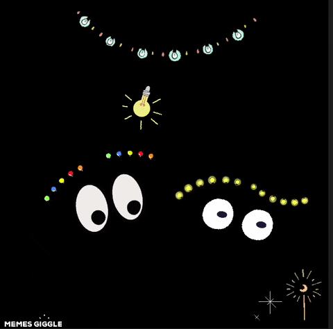 memesgiggle giphyattribution memes giggle lights in the dark GIF