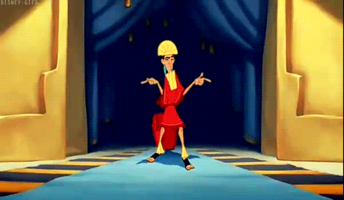 following the emperors new groove GIF