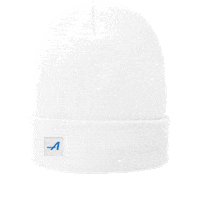 Andorfins white snow running run Sticker