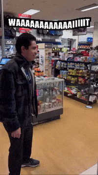 Wait Hold It GIF