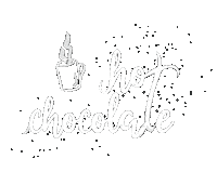 Hot Chocolate Christmas Sticker