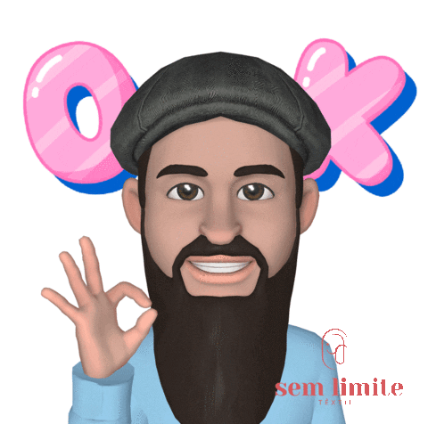 Leandro Ok Sticker by Sem Limite Têxtil