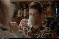Dumb And Dumber Drinking GIF