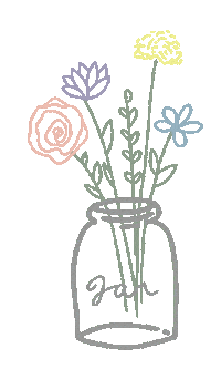 Pink Flower Sticker