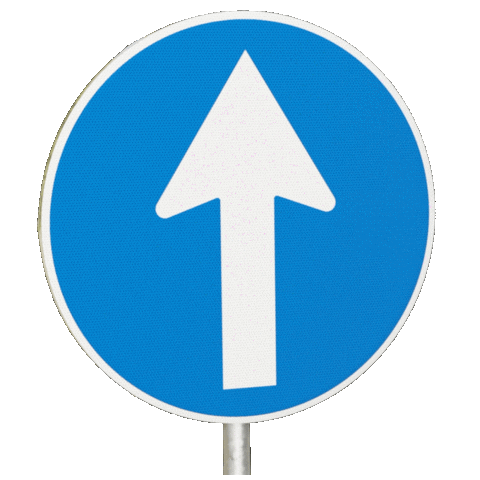 Arrows Go Sticker by Autoscuola Bacchi