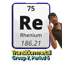 Re Transition Metals Sticker