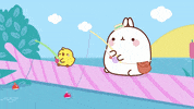 friends love GIF by Molang.Official