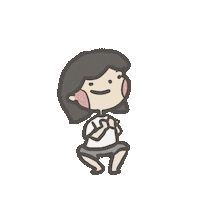 Happy Girl Sticker