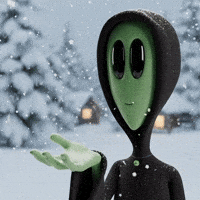 Snow Day GIF by Lonely Aliens