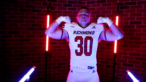 Usain Bolt Flex GIF by Richmond Spiders
