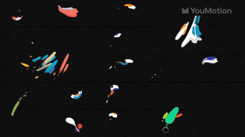Animated Multicolor Liquid Shapes