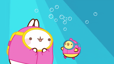 best friends love GIF by Molang