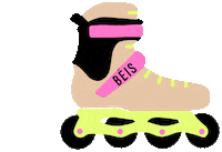 Rollerskates Sticker by Beis