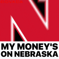Nebraska Football GIF by Bovada