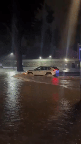 Flash Flooding Partially Submerges Cars in Northern Colorado