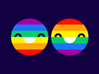 Rainbow Love GIF by Skinny Ships