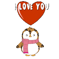 I Love You Sticker by Pudgy Penguins