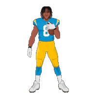 Los Angeles Chargers Football Sticker by SportsManias