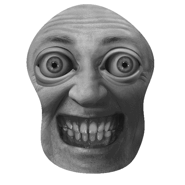 black and white smile Sticker by Colin Raff