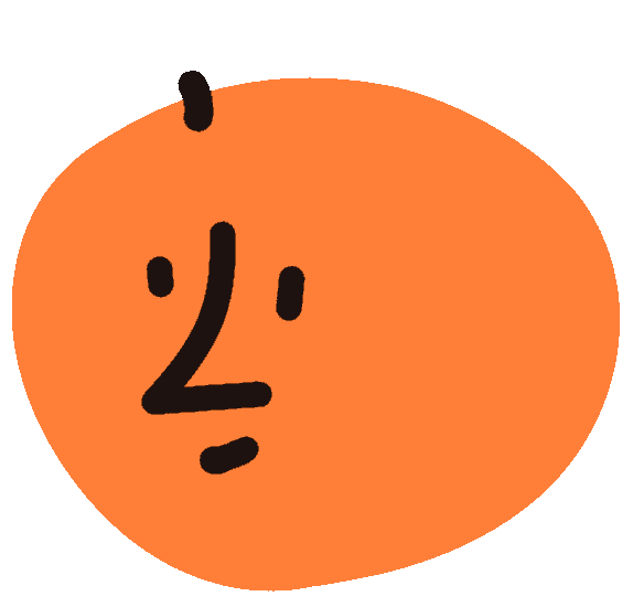 Fruit Mandarin Sticker by Bobo Choses