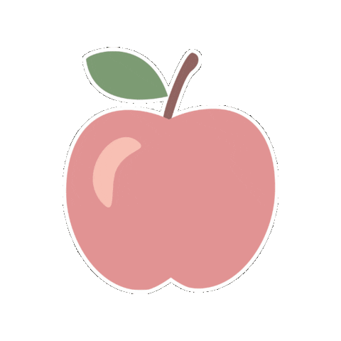 Apple Manzana Sticker by Lecturio Medical