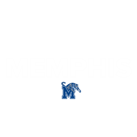 Memphis Tigers Sticker by University of Memphis