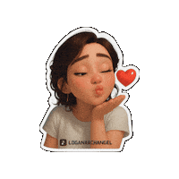 Kisses Love Sticker