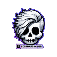 Halloween Skull Sticker