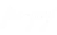Friday White Text Sticker