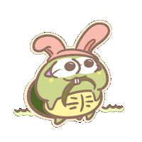 Rabbit Easter Sticker