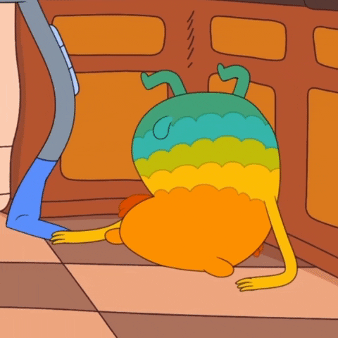 fall roll over GIF by Cartoon Hangover