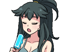 Ice Cream Eating Sticker by Jin