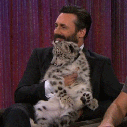 jon hamm snow GIF