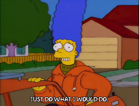 warning homer simpson GIF