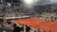 Climate Activist Runs Onto Court During French Open
