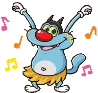 Cartoon Olivia Sticker by Oggy and the Cockroaches