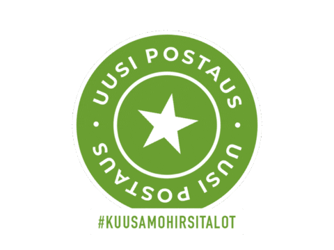New Post Sticker by Kuusamo Hirsitalot Oy