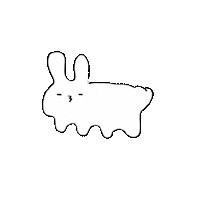 Angry Bunny Sticker