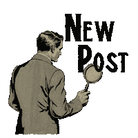 oldrow-design new post newpost 新しい投稿 Sticker