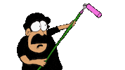 Paint Richie Sticker by deladeso