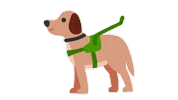 emojivid animals emoji emojivid guidedog Sticker